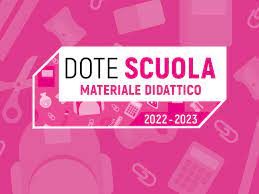 DOTE SCUOLA MATERIALE DIDATTICO 2022-2023